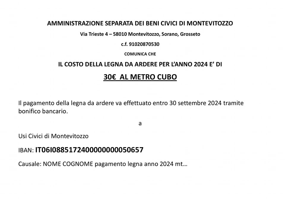 Usi Civici Di Montevitozzo