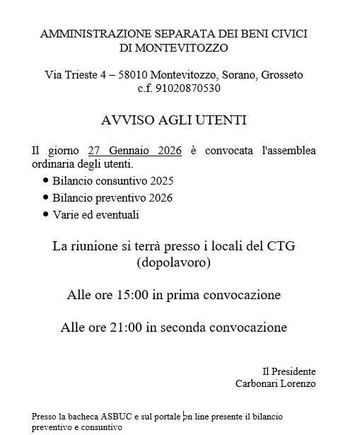 Usi Civici Di Montevitozzo
