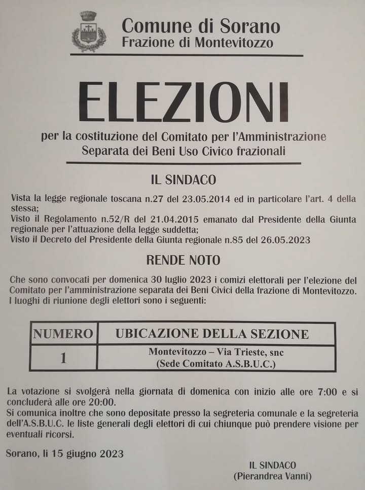Usi Civici Di Montevitozzo