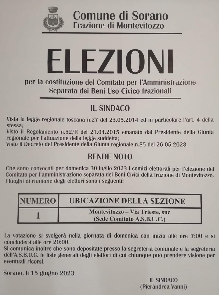 Usi Civici Di Montevitozzo