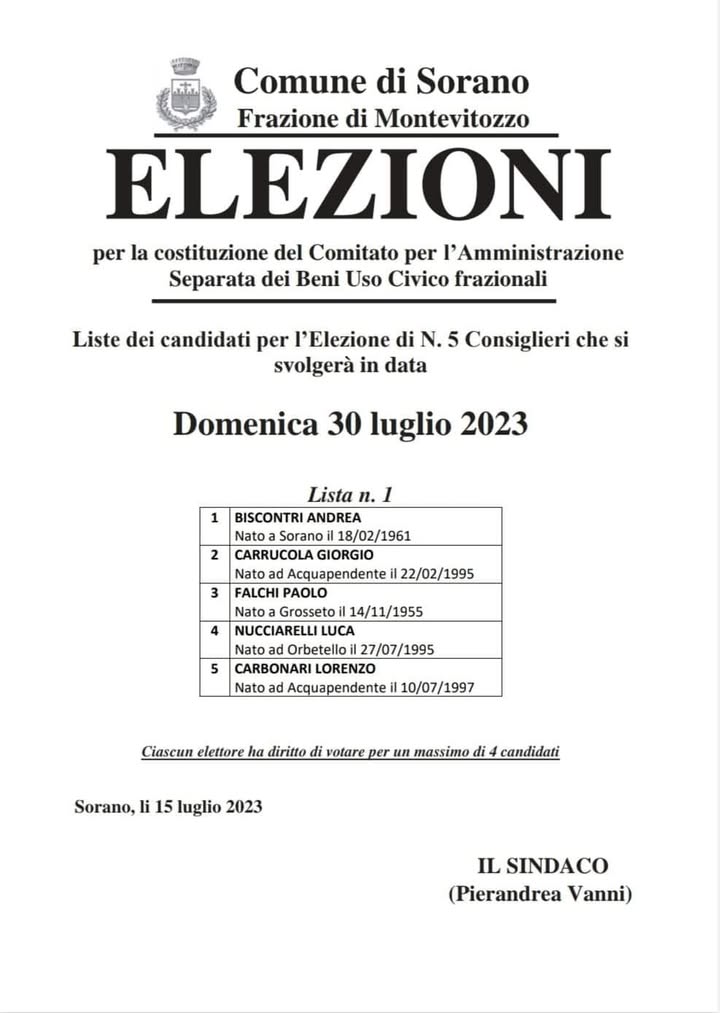 Usi Civici Di Montevitozzo