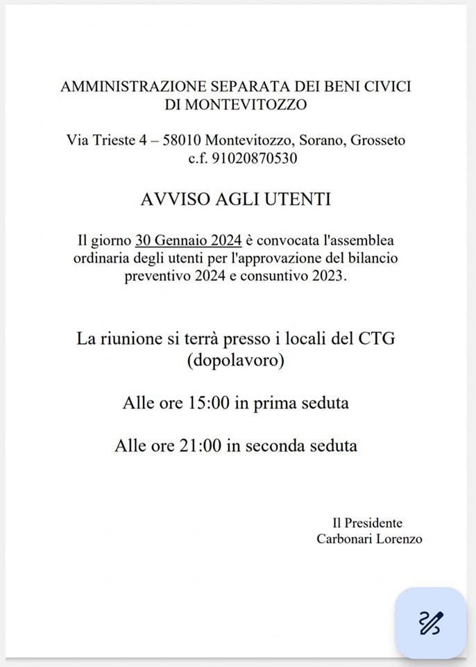 Usi Civici Di Montevitozzo